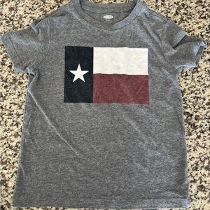 Old Navy Gray Kids T-Shirt with Texas Flag
